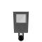 Theos GLASS Mini 50 SR/150 730 AN-96Lanterne Led 46W IP66 IK08 6187lm 3000K|Performance in lighting-PRI3105203