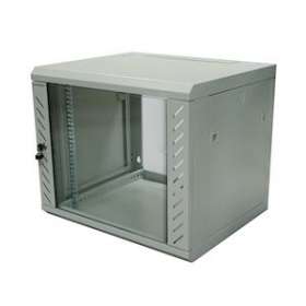 Coffret 19' FLATBOX 6 U prof 500 mm - Gris|Gigamedia-GGMCOF6U5FP