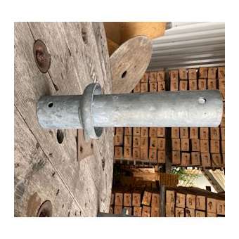 Embout démontable lisse en acier galvanisé 76x100mm pour fût 89mm|Petitjean-PTJ6881012513