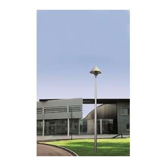 MARS, mât rond-conique aluminium anodisé incolore 120/60, hauteur 4m, avec tiges|Petitjean-PTJ187674