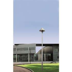 MARS, mât rond-conique aluminium anodisé incolore 120/60, hauteur 4m, avec tiges|Petitjean-PTJ187674