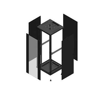 Baie de câblage 19' GIGARACK Série 70 42 U 800 x 800|Gigamedia-GGMEL4288N