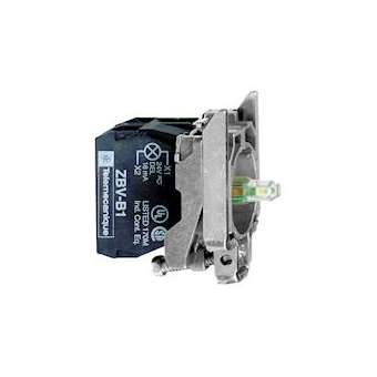 Harmony corps de bouton lumineux - D22 - blanc LED intégrée 1O+1F|Schneider Electric-SCHZB4BW0G15