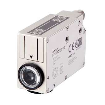 Capteur pour repères colorés, ip67, 10mm +/-3mm, temps de réponse 50µs, npn, con|Omron electronics-OMRE3S-DCN21