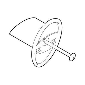 Clou Flixo - Hauteur 20mm - Sachet de 50 pièces - Pour moulures Keva - Noir|Planet wattohm-PLW11692