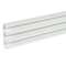 Goulotte Logix 45-190x50-3 compartiments-2m-Livré sans couvercle-PVC Blanc Artic