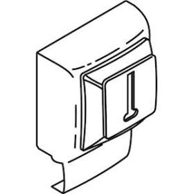 Prise téléphone saillie Keva-8 contacts-Pour moulure Keva hauteur 15mm-Blanc|Planet wattohm-PLW11945
