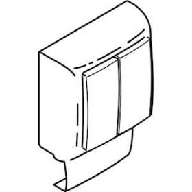 Double va-et-vient saillie Keva-Pour moulures Keva hauteur 15mm-PVC-Blanc Artic|Planet wattohm-PLW11942