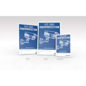 Pack de 3 autocollants pour zone sous vidéo protection|Gigamedia-GGMCAMSTICKER3