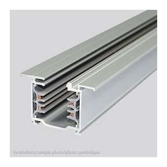 Rail 3 phases encastré 3000mm aluminium anodisé LxlxH: 3000x53x33mm|Planlicht-AH4679003AL