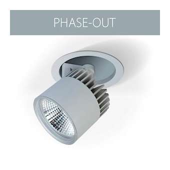 meteor flip projecteur encastré argent LED HO 3000K 31W 4073lm 38DEG|Planlicht-AH4S03E180-SISIC1830H13