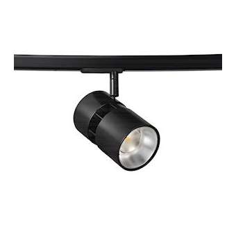NINETY - Proj. Rail 3 all.023, noir, angle 70DEG, LED intég. 30W 4000K 3000lm|Aric-ARI50593