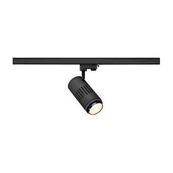 STRUCTEC ZOOM, spot pour rail 3 allumages intérieur, noir, LED, 35W, 3000K|SLV-DC51000656