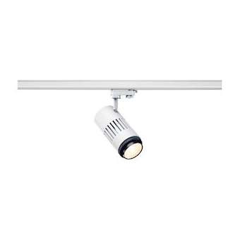 STRUCTEC ZOOM, spot pour rail 3 allumages intérieur, blanc, LED, 35W, 3000K|SLV-DC51000657