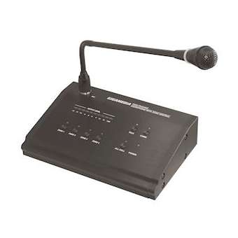 Pupitre microphone 4 zones pour PAX4120S2|Gigamedia-GGMPAX4MIC