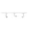 DIAM - Rail 1 all. 029 + 3 spots GU10, blanc, a/lpes LED 6W 3000K 500lm incl|Aric-ARI1176