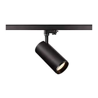 NUMINOS L, spot pr rail 3 allumages, 60DEG, noir, LED, 28W, 3000K, variable|SLV-DC51004276