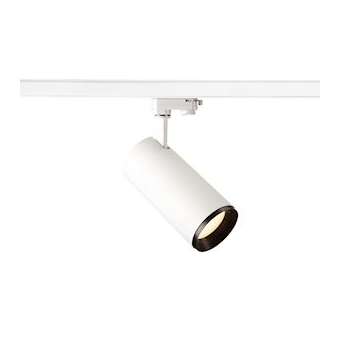 NUMINOS L, spot pr rail 3 allumages, 60DEG, blanc/noir, LED, 28W, 3000K Triac|SLV-DC51004280