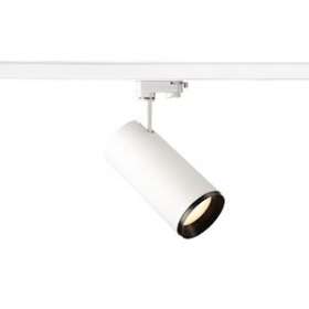NUMINOS L, spot pr rail 3 allumages, 60DEG, blanc/noir, LED, 28W, 3000K Triac|SLV-DC51004280