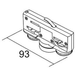 Adaptateur pour rail 3 allumages|Aric-ARI16341