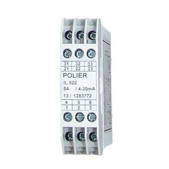 Transducteur 5 A sortie 2-10 V IL522 cl 0.5 alimentation 230 V|Polier ingenierie-POIIL522521005230