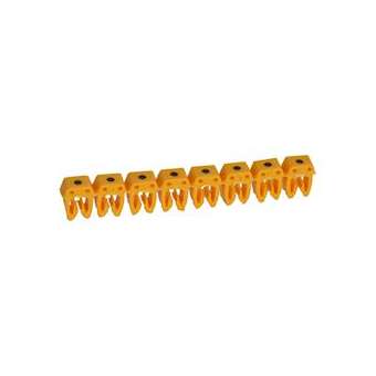 Repère CAB 3 pour filerie 4mm² à 6mm² avec signe conventionnel point|Legrand-LEG038291