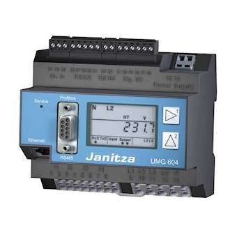 Centrale de mesure modulaire UMG 604E PRO tri/tétra mémoire 128 Mo qualimétrie (|Polier ingenierie-POI5216201