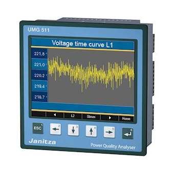 Centrale de mesure UMG 511 tri/tétra 256 Mo de mémoire qualimétrie (EN 50160) ce|Polier ingenierie-POI5219001