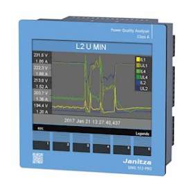 Centrale de mesure UMG 512 tri/tétra 256 Mo de mémoire qualimétrie (EN 50160) ce|Polier ingenierie-POI5217011