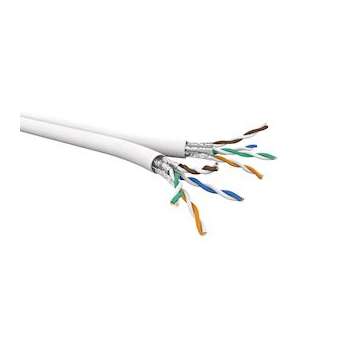 Câble CAT6A 2X4 paires AWG23 U/FTP LSOH Dca, Blanc (touret de 500 m)|Gigamedia-GGMC6AF2X4ZHT5