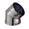 ELT COUDE 45DEG 130 MULTI+ INT Non Peint EC45DEG 130 M+INT|Poujoulat-PJT171304219999