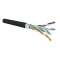 Câble 4 paires CAT6 F/UTP Resistant UV PE noir (touret de 500 m)