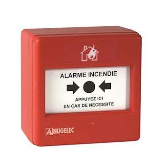 Déclencheur Manuel Radio. Associable aux 20 périphériques radio (DM, DS, DL)|Eaton Nugelec-NUG30317