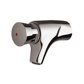 P504 Robinet simple lavabo mural temporisé 15s, chaud G1/2|Presto-PSR63020
