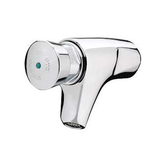 P507 Robinet simple lavabo mural temporisé 4 à 8s, froid G1/2, 18l/min|Presto-PSR63200