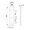 Plaque de compensation pour douche Presto DL 400 se
