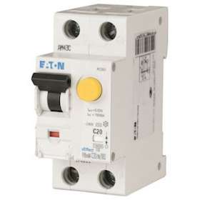 Disj. diff. FRBmM 30mA, cbe D, 1P+N, Type AC,20A|Eaton industries-EONFRBMM-D20-1N-003
