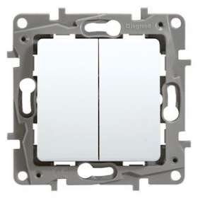 Double va-et-vient Niloé 10AX 250V~ - finition Pur|Legrand-LEG664702