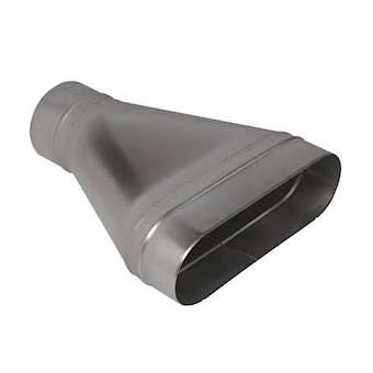 Réduction concentrique oblongue cylindrique RCOC-L 410 x H 165mm-Diamètre 250mm|Aldes-ALD11063851