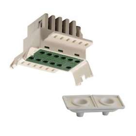 Alimentation réseau 5 pôles, VLNE-5 SW, pour câbles rigides IP20/54, noir|Ridi-RII1207041SW