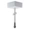 Suspension par tige UKNRE 100, 1m + baldaquin carré blanc, pr UKN (1 pièce)|Ridi-RII0202870