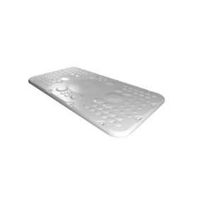 Plaque passe câbles - AX - plastique - L401 P221 - avec tétine - coffret AX - T6|Rittal-RIT2566.300