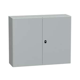 Spacial S3D - 2P H800xL1000xP300 + châssis plein|Schneider Electric-SCHNSYS3D81030DP