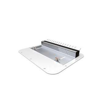 Plaque passe câbles - AX - acier - L301 P221 - joint compression- coffret AX -T5|Rittal-RIT2565.400