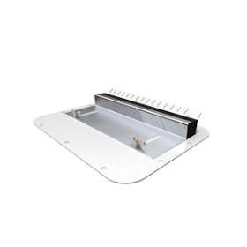 Plaque passe câbles - AX - acier - L301 P221 - joint compression- coffret AX -T5|Rittal-RIT2565.400