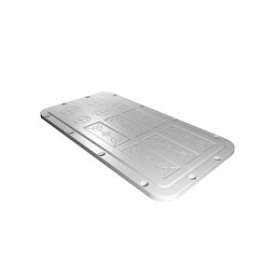 Plaque passe câbles - AX - plastique - L436 P221 - préestempée - coffret AX - T7|Rittal-RIT2567.200