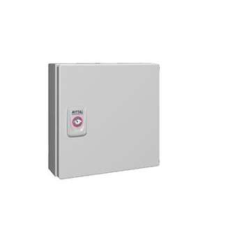 Coffret électrique - KX - acier - 1P - H200 L200 P80 - IP66 - plaque de montage|Rittal-RIT1546.000