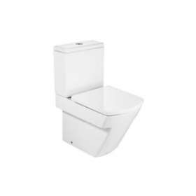 cuvette adossee au mur duale 60 cm +coude evac.+fix blanc|Roca france-ROAA342628000