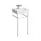 kartell lavabo 46 np ss tp blc mat