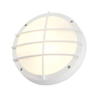 BULAN GRID, applique et plafonnier extérieur, blanc, E27, 2x 25W max, IP44|SLV-DC5229081